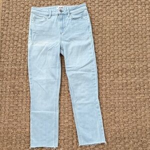 PAIGE Sky Blue Ankle Jeans